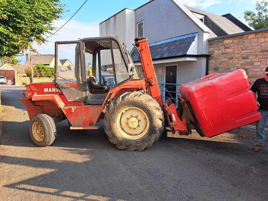 Photograph of a tractor